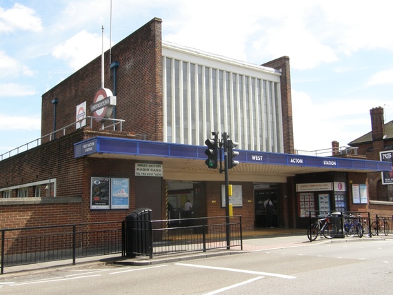 A Picture from Ealing Broadway to Shepherd's Bush: 'West Acton station'