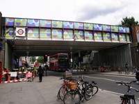 Ladbroke Grove's psychedelic bridge