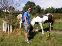 Charlie and some horses