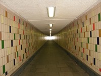 Passing under the North Circular Road