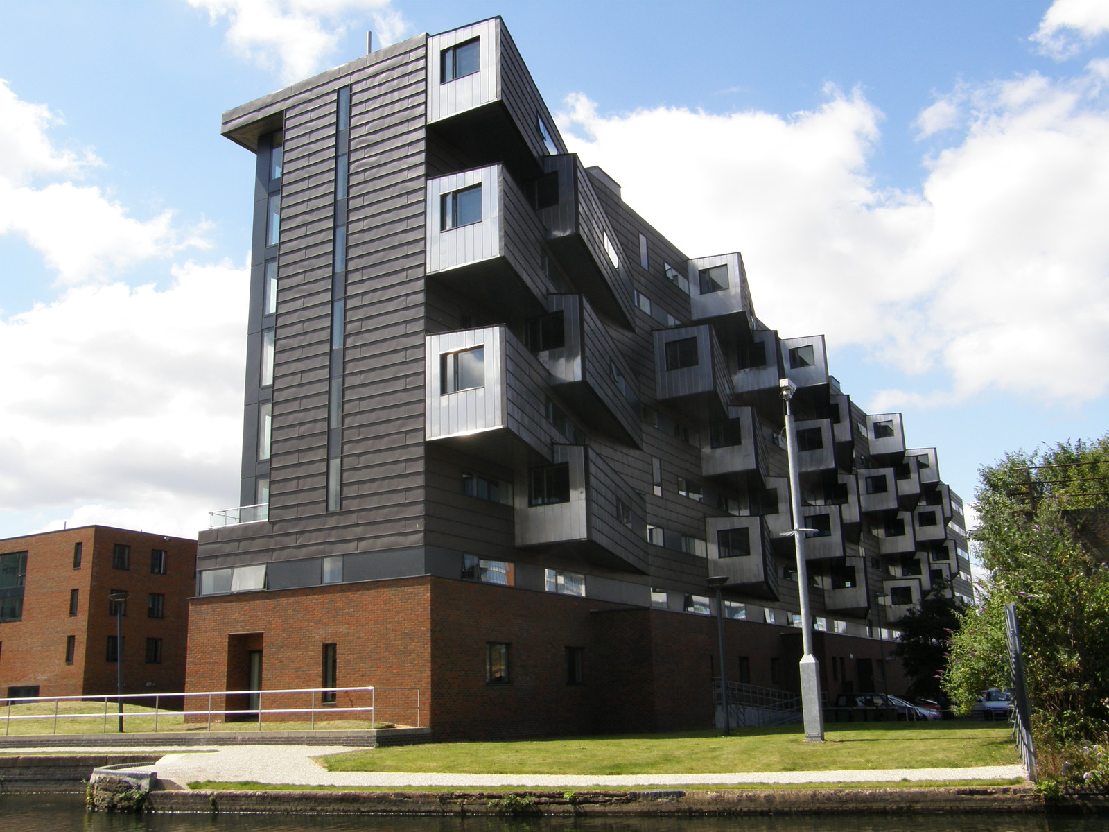 Modern flats on the Regent's Canal