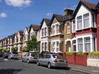 Pretty terraced houses in Leytonstone