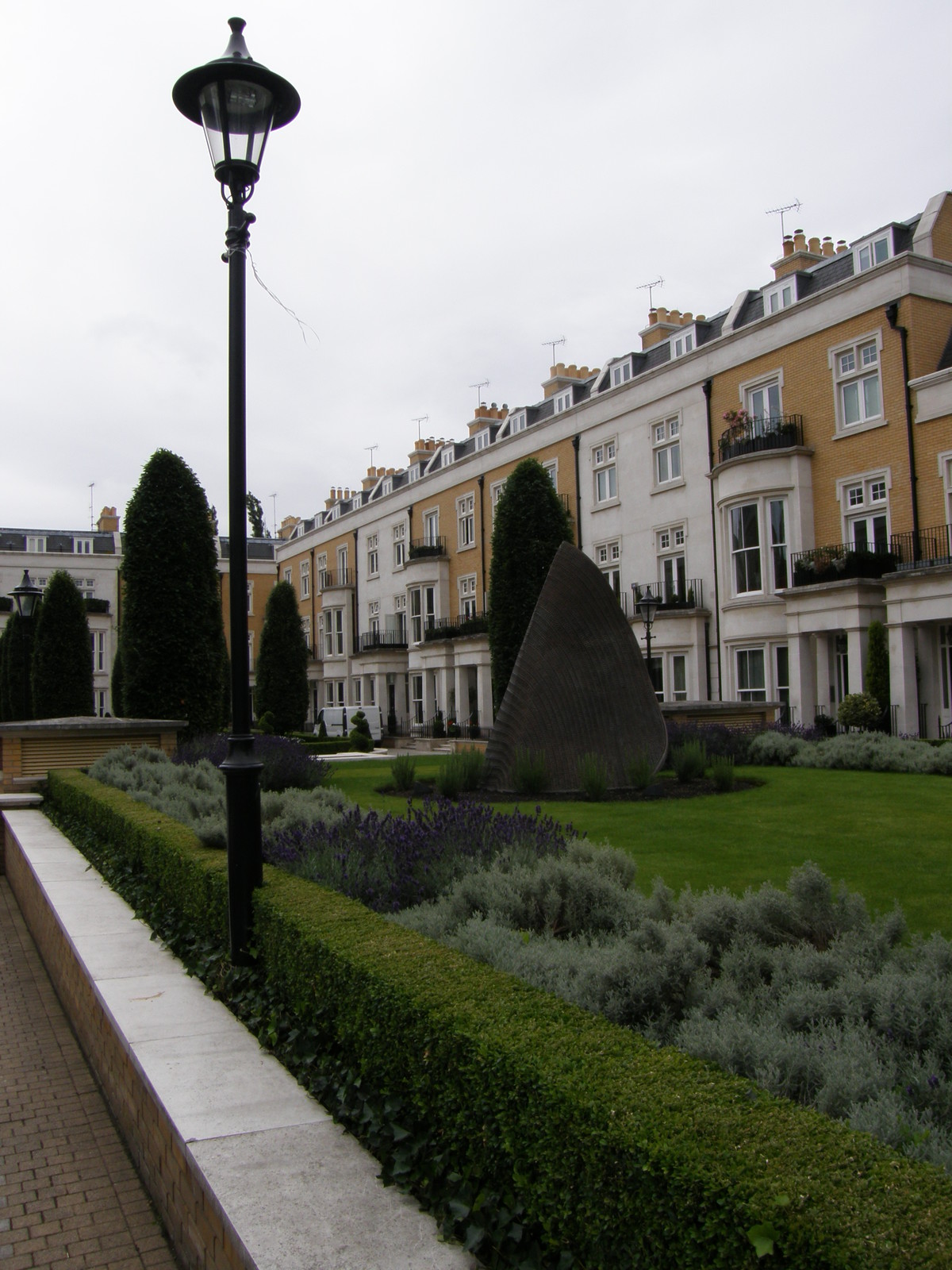 Houses along Aubrey Walk