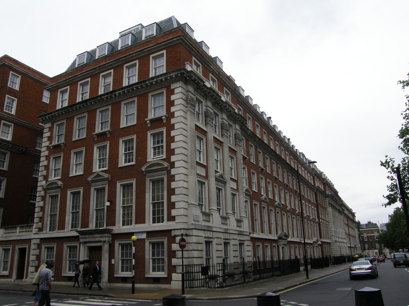 A mansion block in Mayfair