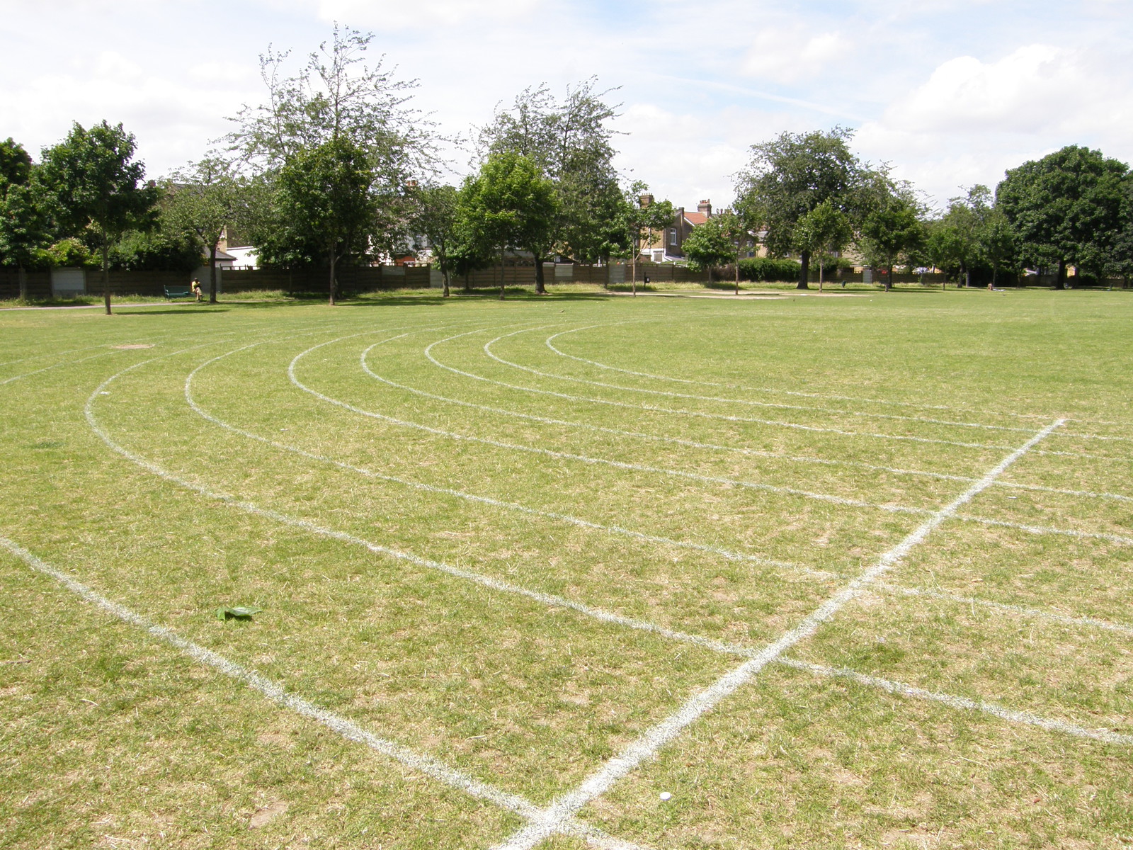 Sports day tracks in Plashet Park