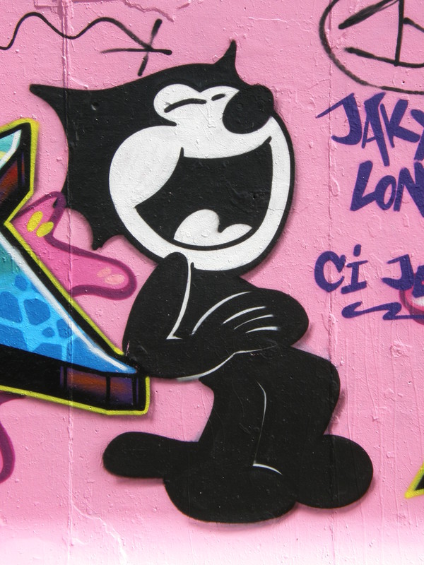 Graffiti along the Greenway