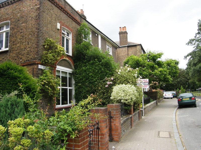 Houses on Ealing Green