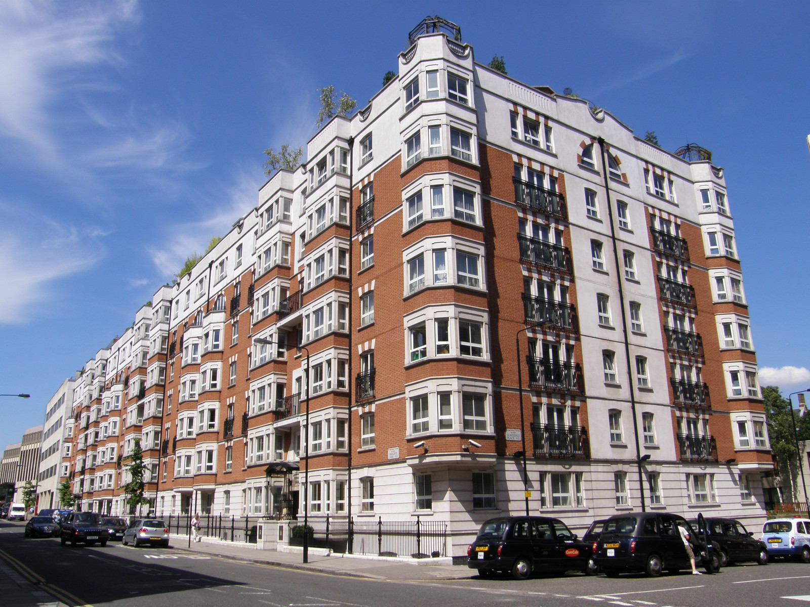 A mansion block on Wright's Lane