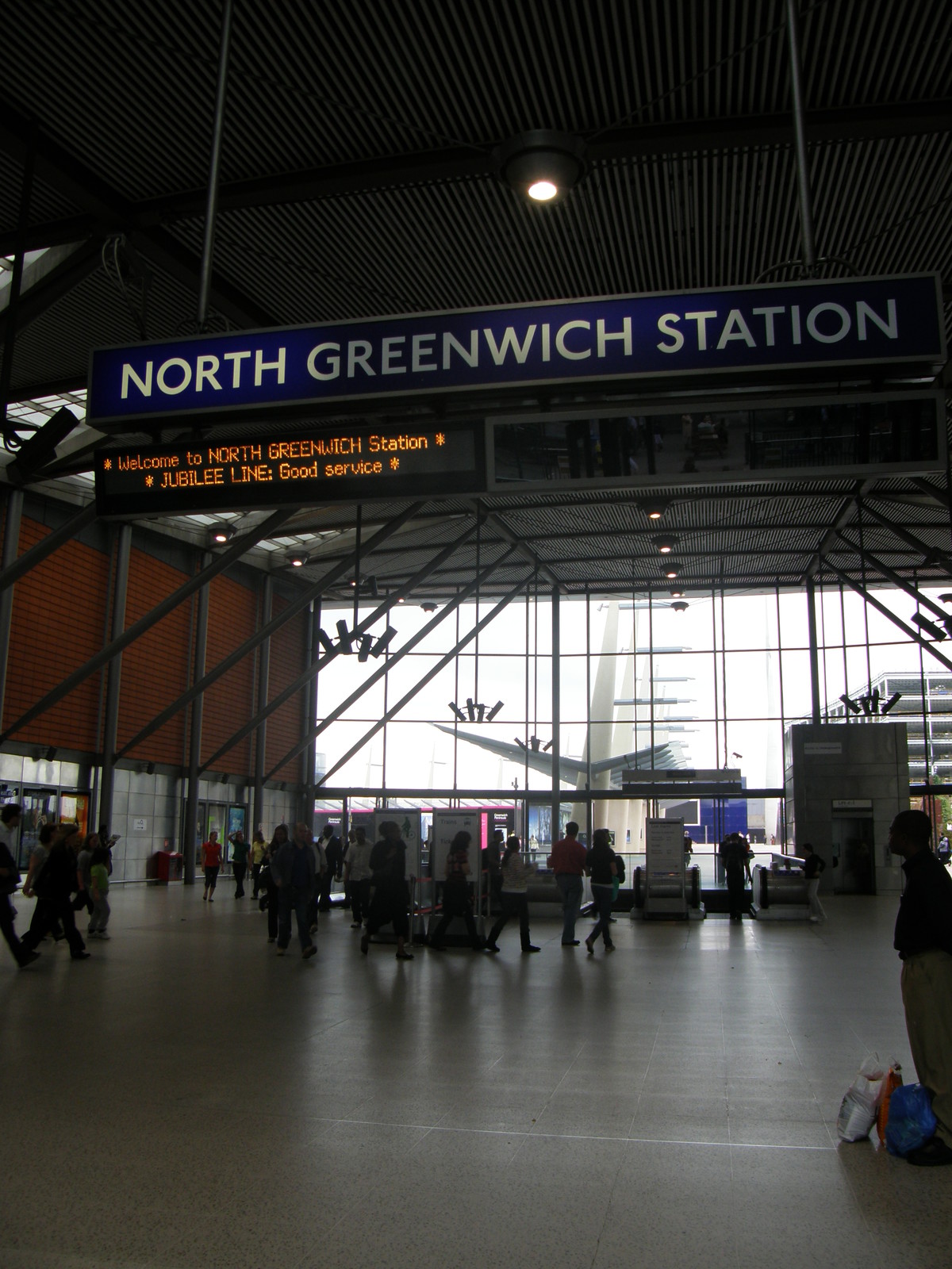 Image from Canada Water to North Greenwich