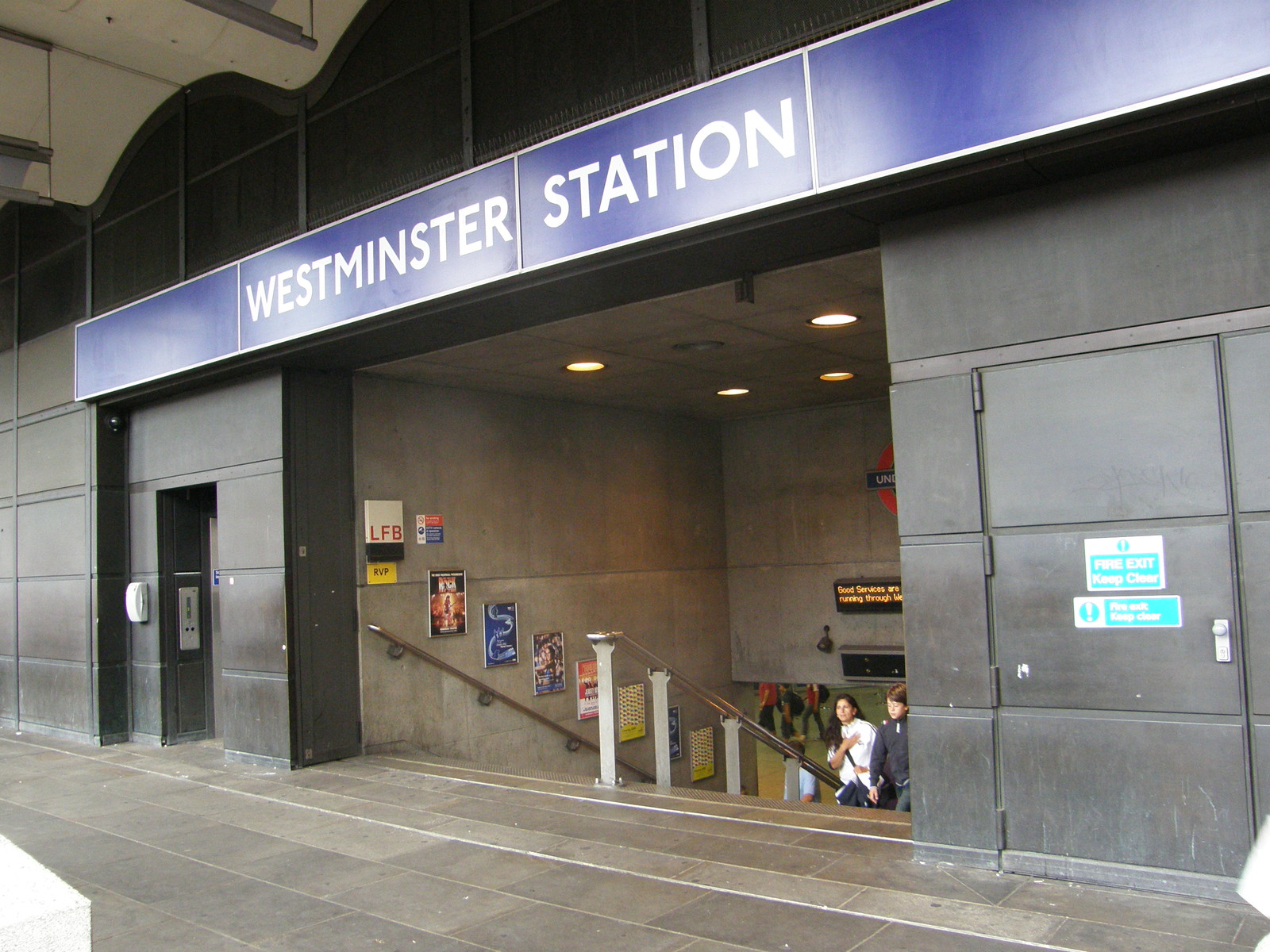 Westminster station