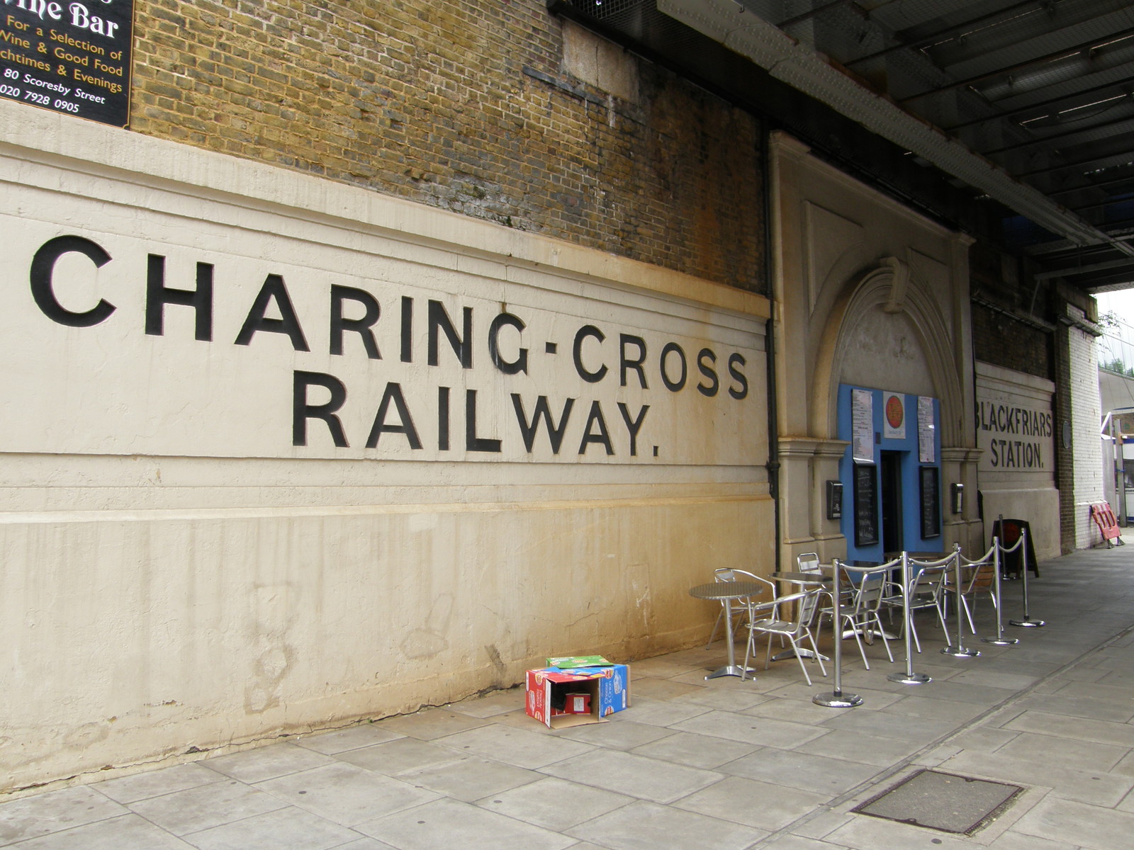 The original Blackfriars station