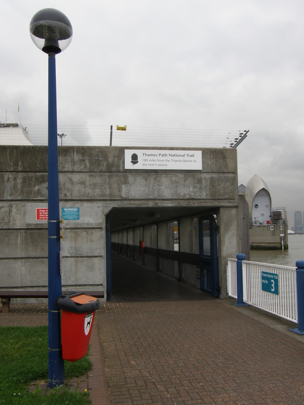 The end of the Thames Path