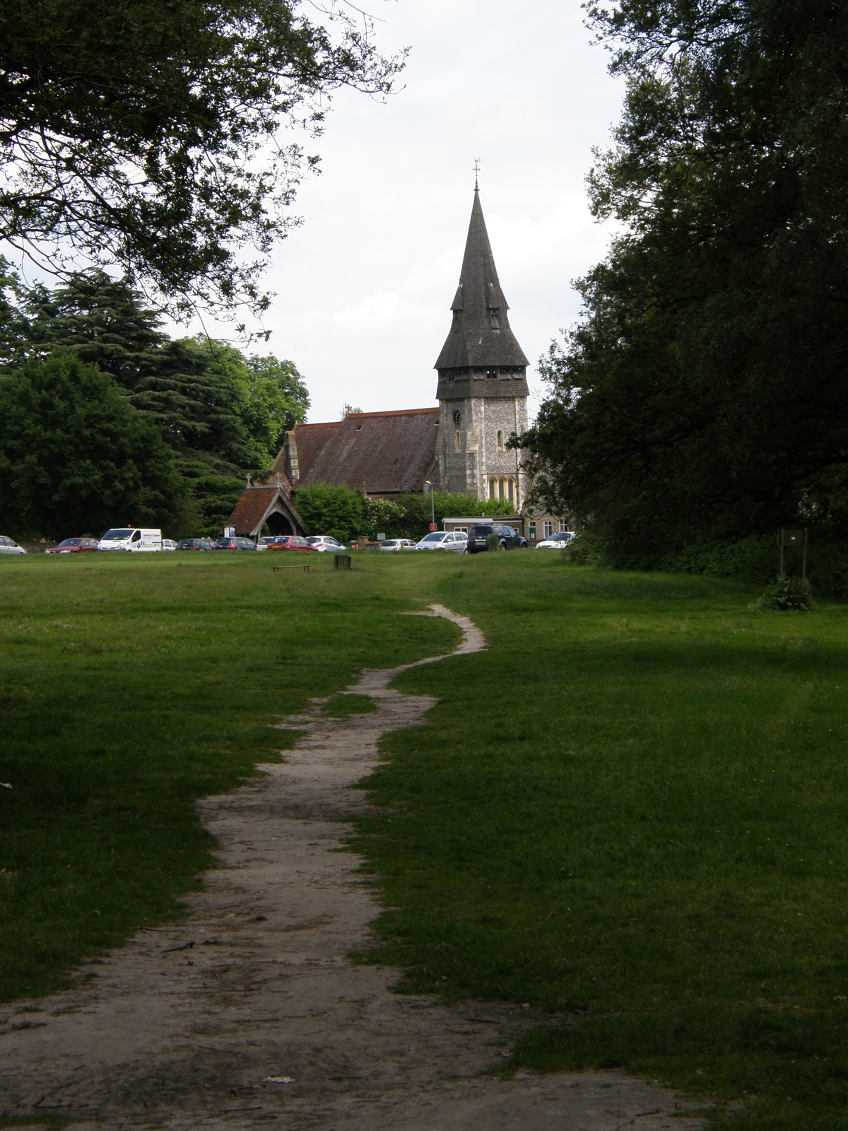 Christ Church from Chorleywood Common