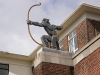 The archer on East Finchley station