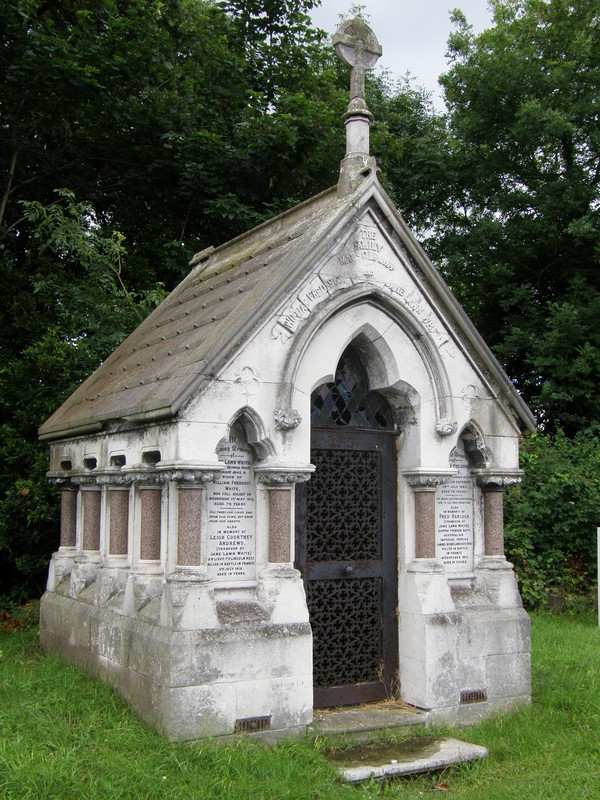 A mausoleum in St Pancras and Islington Cemetery