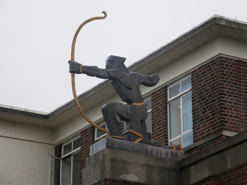 The archer on East Finchley station