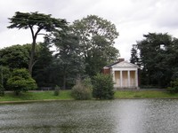 The boating lake in Gunnersbury Park