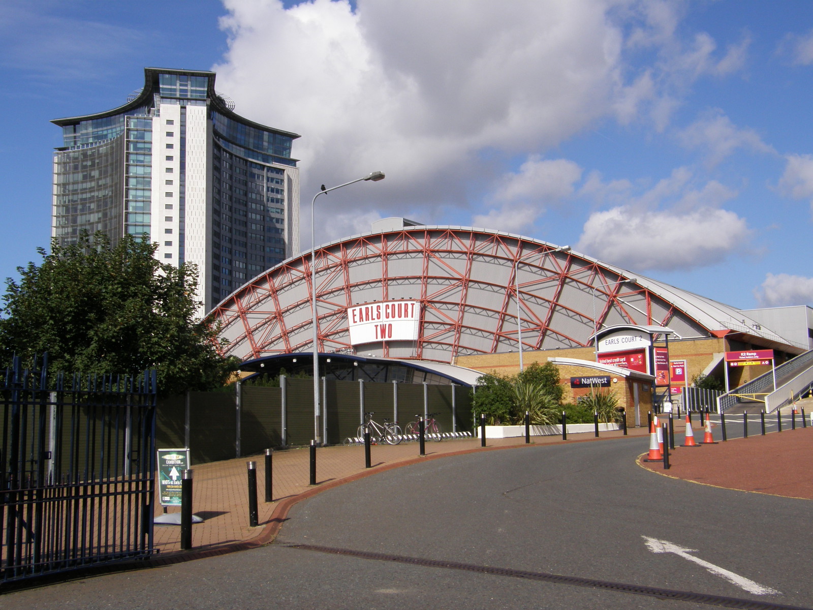 The Empress State Building towering over Earl's Court Two