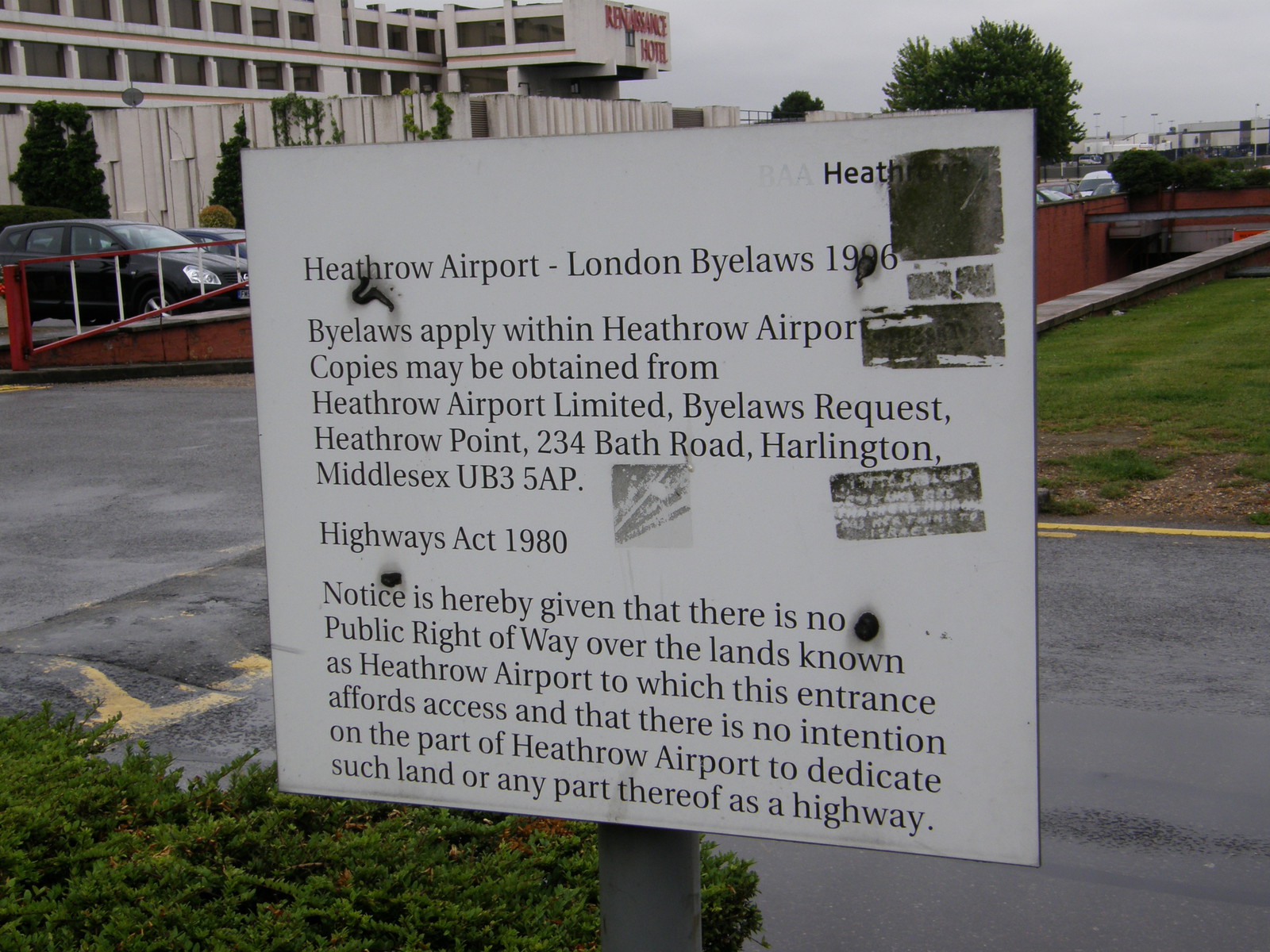 Image from Heathrow Airport