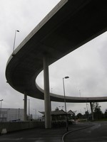 The Terminal 5 road ramp