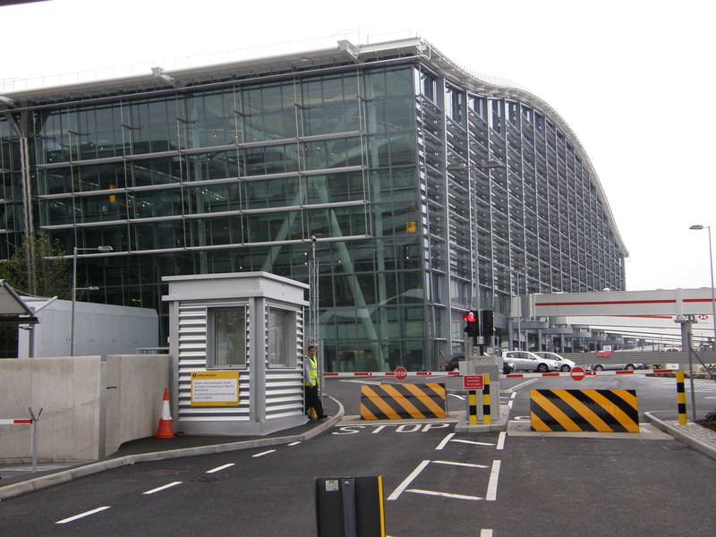 The VIP entrance to Terminal 5