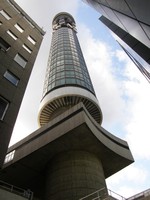 The BT Tower from below